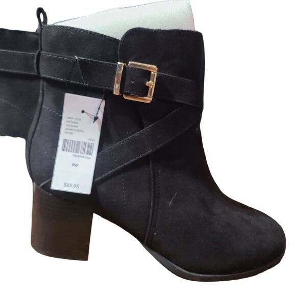 Lane Bryant Dream Cloud criss Cross Ankle Boots Size 9 W - Picture 5 of 8